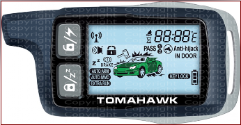 Брелок Tomahawk 7.2 (оригинал) | Опт-Розница с 1987г. | Ремонт, запчасти автосигнализации, пультов.
